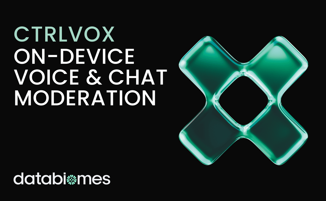 Ctrlvox by Databiomes — on-device voice and chat moderation